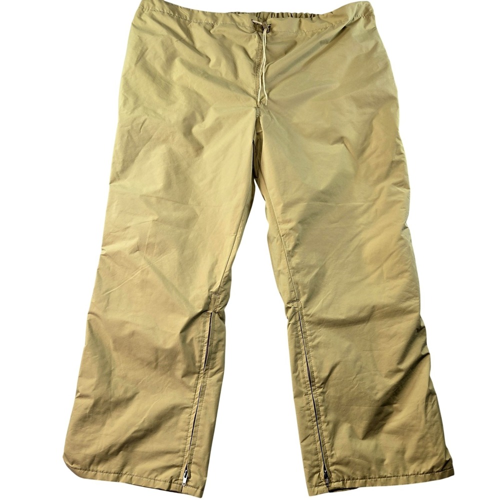10X Pants Mens 3XL Gore-TEX Waterproof Lined Pockets Rainwear Drawstring Tan USA
